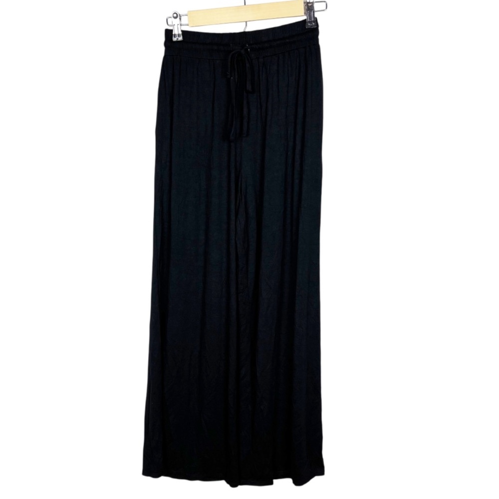 THREE BIRD NEST forever comfy drawstring wide leg pants black size small - Picture 8 of 8